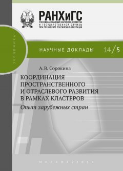 Алла Сорокина - Координация пространственного и отраслевого развития в рамках кластеров. Опыт зарубежных стран
