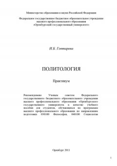 Ирина Гоптарева - Политология. Практикум
