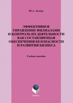 Юрий Лукаш - Эффективное управление филиалами и контроль их деятельности как составляющая обеспечения безопасности и развития бизнеса. Учебное пособие