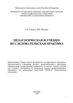 Марина Фесенко - Педагогическая и учебно-исследовательская практика