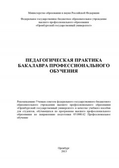 Коллектив авторов - Педагогическая практика бакалавра профессионального обучения