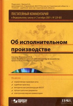 Коллектив авторов - Постатейный комментарий к Федеральному закону от 2 октября 2007г. №229-ФЗ «Об исполнительном производстве»
